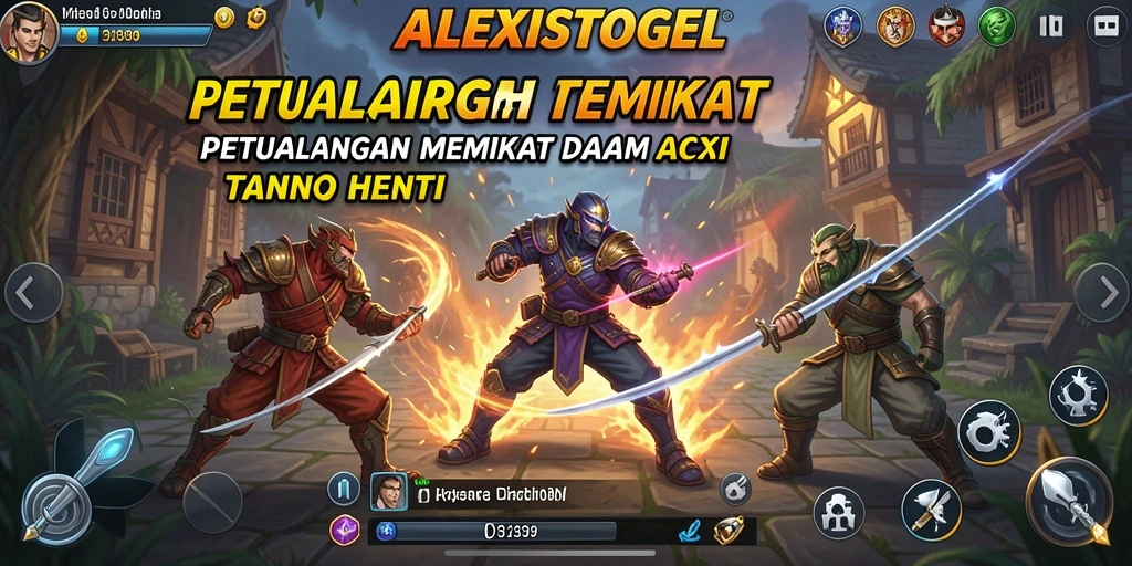 Tampilan gameplay ALEXISTOGEL yang mendebarkan dan penuh aksi.