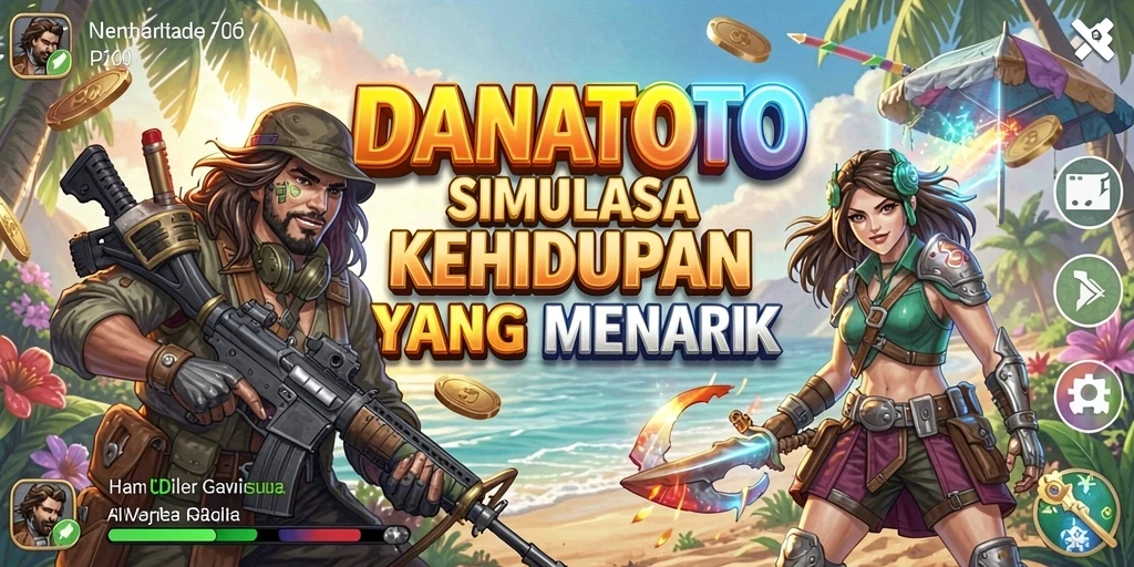Tampilan menarik dari gameplay <strong>DANATOTO</strong> dengan karakter dan lingkungan yang hidup.