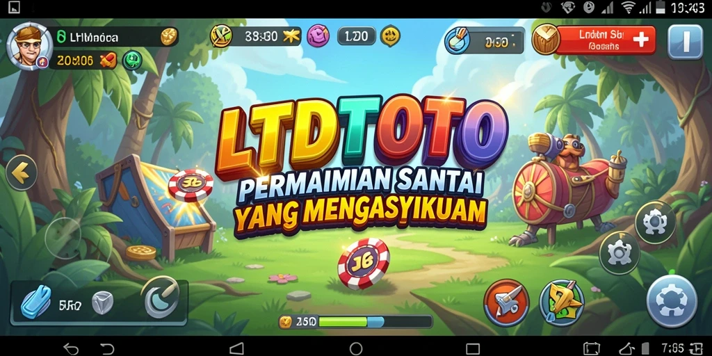 Tampilan menarik dari gameplay LTDTOTO dengan desain yang cerah.