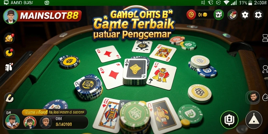 Tampilan menarik gameplay Gaple di MAINSLOT88.