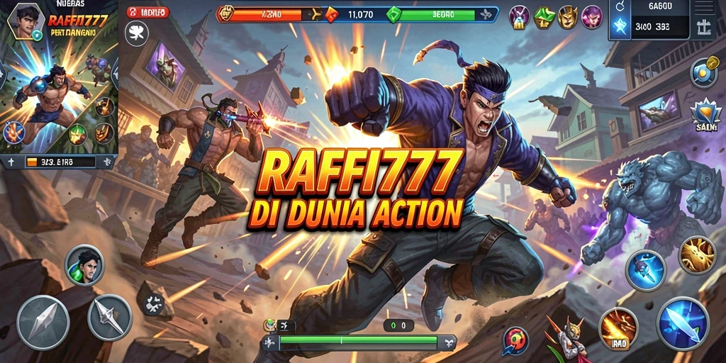 Tampilan gameplay RAFFI777 yang seru dan penuh aksi.