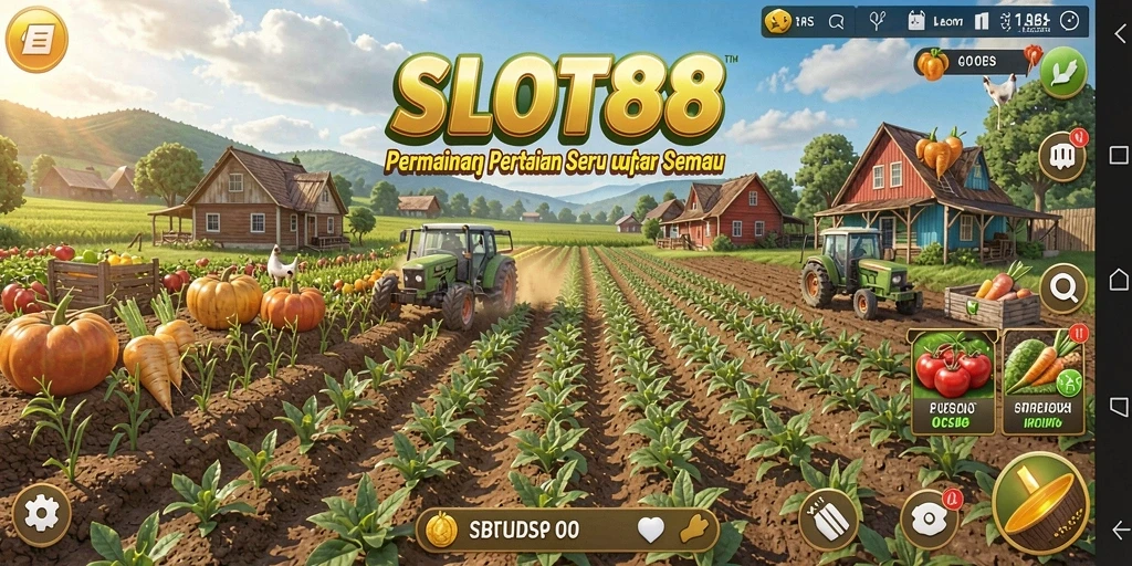 Gameplay menarik di SLOT88 dengan berbagai aktivitas pertanian.