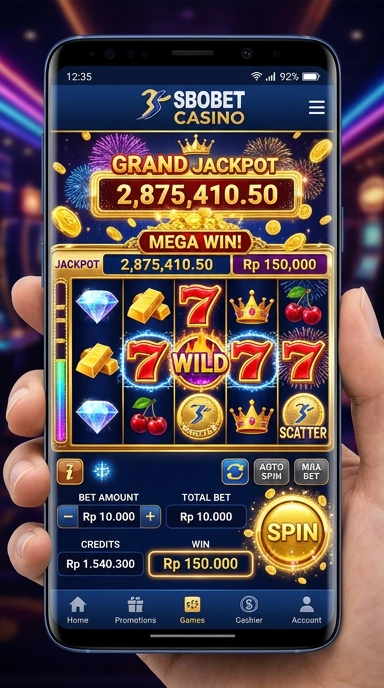 Pengunduhan aplikasi sbobet yang cepat dan efisien.